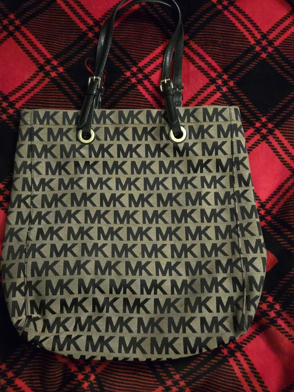 Michael Kors Black Logo Tote Bag